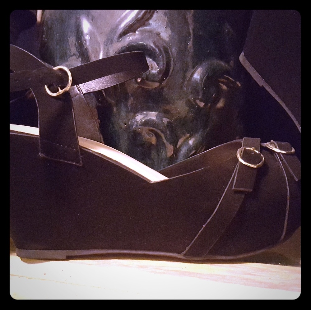 Modcloth Bamboo platform shoes